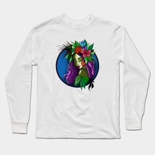 Tropical Queen Long Sleeve T-Shirt